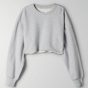 Crop Crewneck Sweatshirt